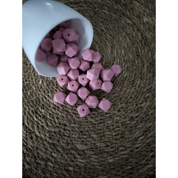 14MM BLUSH HEXAGON