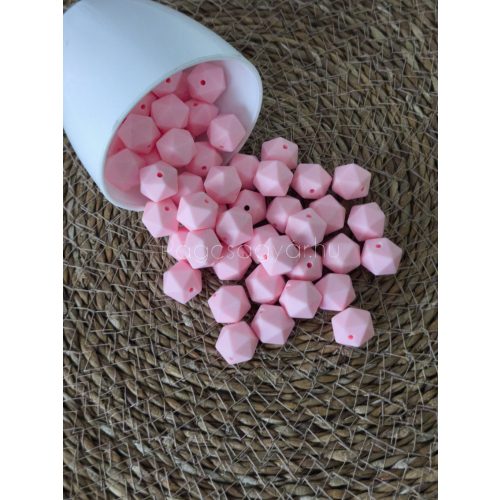 14MM CANDY PINK ICOSAHEDRON