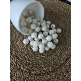  15MM GYÖNGYHÁZ FEHÉR