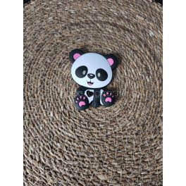 PANDA RÁGÓKA ANYAGHIBÁVAL-PINK