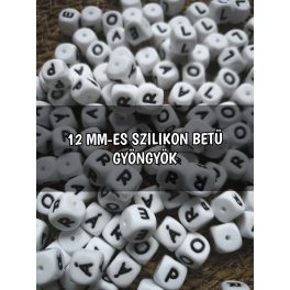 12MM-ES SZILIKON BETŰ GYÖNGYÖK